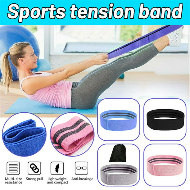 2020 Resistance Bands，3 Packs Fabric Workout Bands with 3 Resistance Levels Exercise Fitness Gym Bands for Legs and Glutes and Arms Squats/Glutes Training/Lunges/Pilates and Yoga 